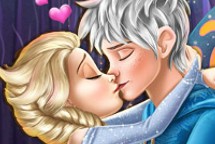 Elsa Besa a Jack Frost